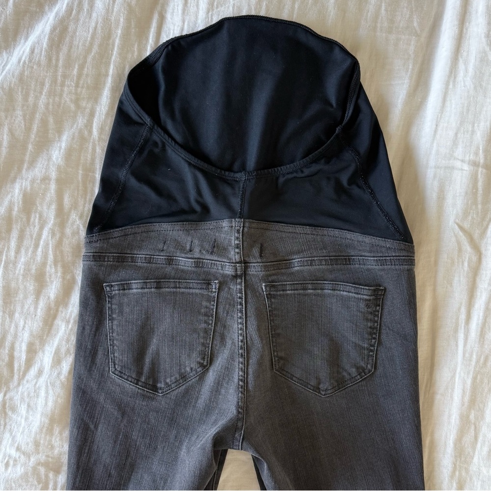 Madewell faded black maternity skinny jeans - Picture 4 of 6